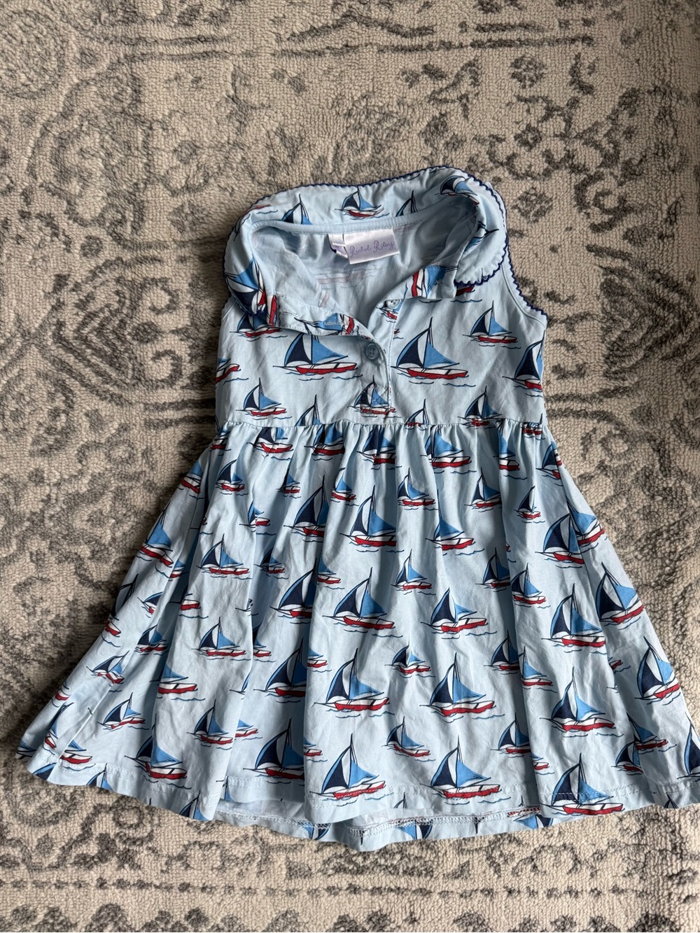 Rachel Riley Sailboat Dress - 3Y
